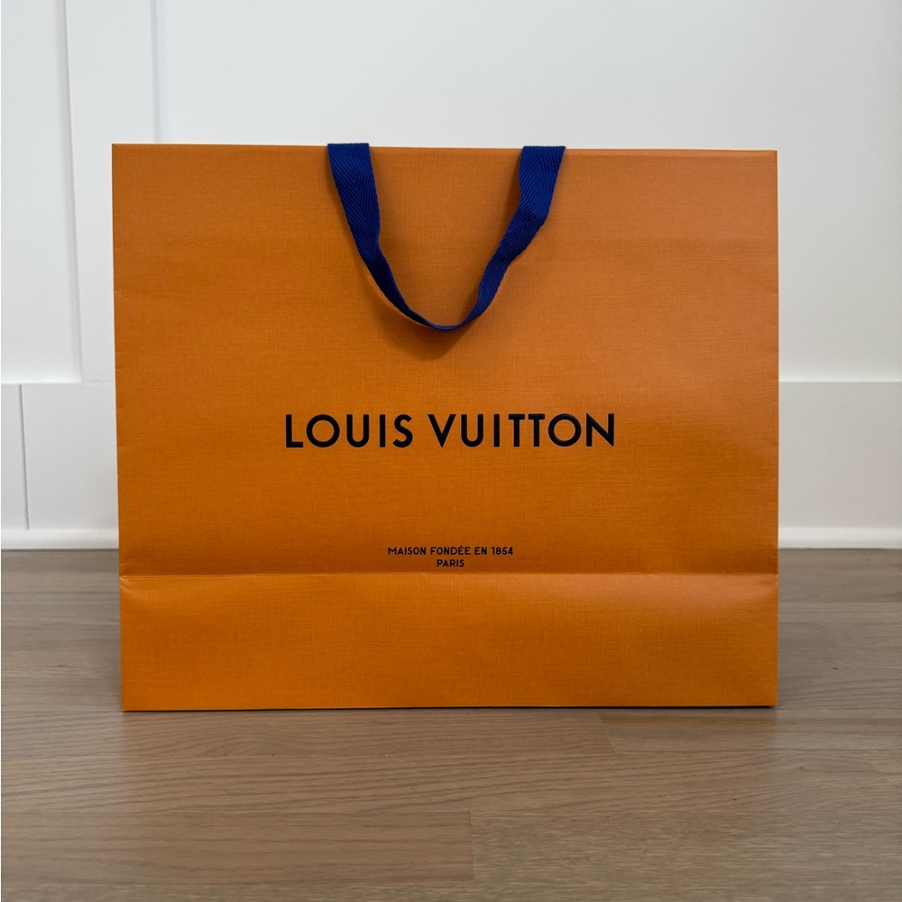 Louis Vuitton Orange Shopping Bag